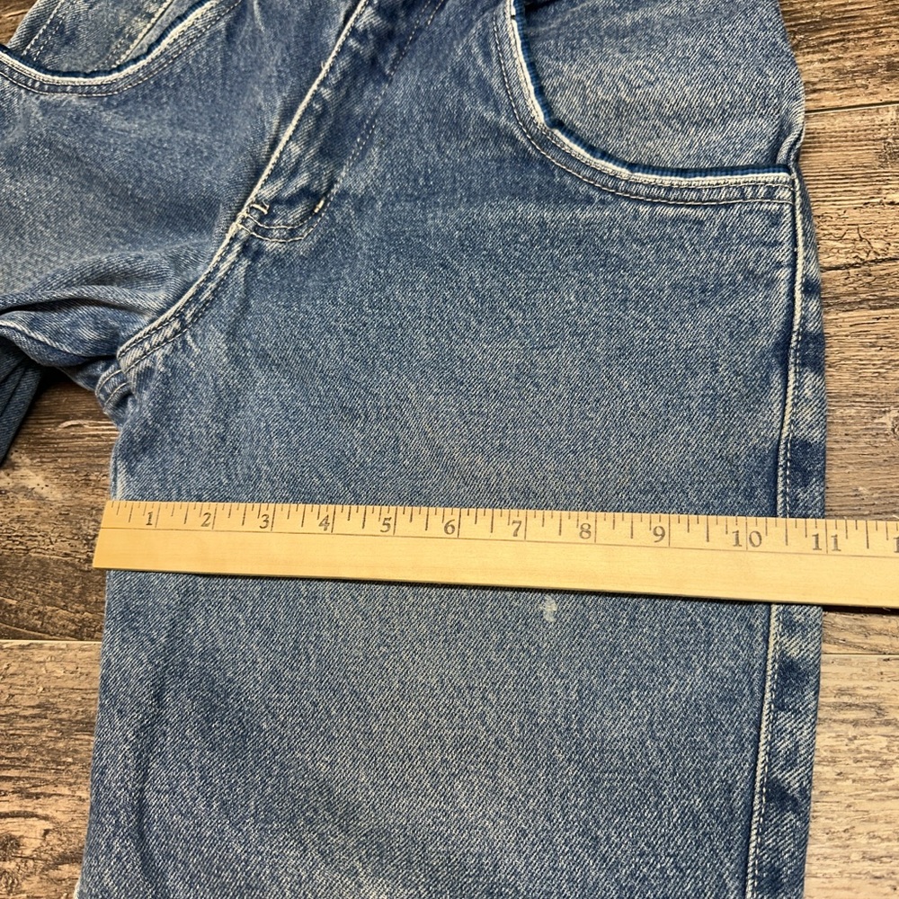 Vintage Guess Jeans Denim Jorts Baggy Y2K Carpenter Shorts Size 12 GUC - Picture 10 of 13